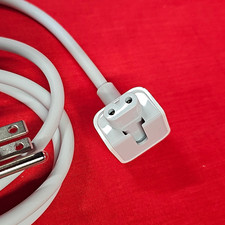 Apple MacBook AC Power Cable 6 ft White 2-Prong to Figure 8 Male picture