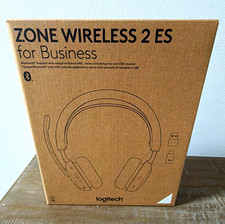 Logitech Zone Wireless 2 ES White Wireless Bluetooth USB Headband Boom Headset picture