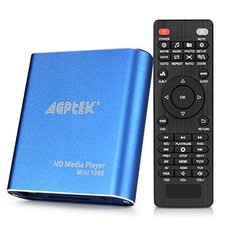 HDMI Media Player Mini 1080p Full-HD Ultra HDMI MP4 Player for -MKV / RM/ Blue picture