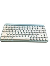 UBOTIE Bluetooth Keyboard SK-621BT Wireless Retro Round Keys Green SKU 6904 picture