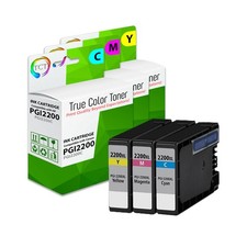 3Pk TCT PGI-2200 Cyan Magenta Yellow HY For Canon MB5020 5320 Compatible Ink picture