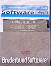 COMMODORE 64/128 -- BANK STREET WRITER (BRODERBUND - DISK) picture