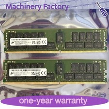 New NEW Micron 32GB 2Rx4 DDR4 3200 MHz PC4-25600 ECC REG RDIMM Server RAM Memory picture