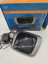 Linksys E2000 300 Mbps 4-Port Gigabit Wireless N Router Complete In Box Tested picture
