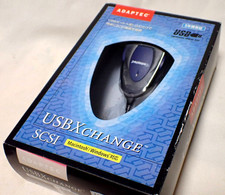 Adaptec USBXchange USB To SCSI Converter Adapter Cable Mac Windows Used Japan picture