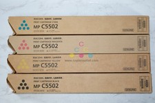 NEW Genuine Ricoh 841754,53,52,51 CMYK Toner Set for MPC4502 C4502A C5502 picture