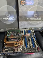 Boxed ASUS ROG Crosshair nForce 590 SLI AM2 Motherboard X2 5600+ 4GB OCZ Tested picture