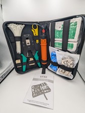 RJ45 Ethernet Network CAT5/5E/6 Cable Tester Crimper Stripper Cutter Tool Set picture