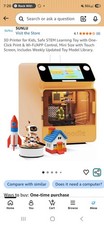 Kidoodle MiniBox A1 3D Printer, USB, 100x100x90mm, 0.4mm Nozzle, Model A1 picture