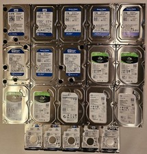 LOT OF 20 - 4TB/2TB/1TB Internal SATA Hard Drives - Seagate, WD, 3.5, 2.5 picture