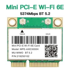 WiFi 6E Wireless Card MPE-AXE3000H Tri-Band Half Mini PCI-E WiFi Bluetooth Card picture