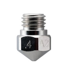 Microswiss Plated A2 Hardened Tool Steel Nozzle For MK10 Hotend Kit 0.4mm picture