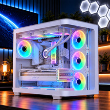 ARGB Gaming Desktop i7 PC Up to 64 GB RAM 1TB SSD RTX 5060 Win11 Wifi picture