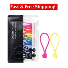 Multifunctional Silicone Magnetic Ties - 20-Pack for Neat and Stylish Storage picture