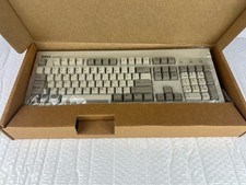RARE NEW Vintage DELL QuietKey Keyboard PS/2 Extended Rubber Dome SK-1000REW NOS picture