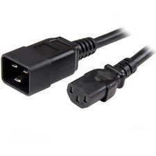 StarTech 6ft C13 to C20 Power Cord 15A 125V Black PXTC13C20146 picture