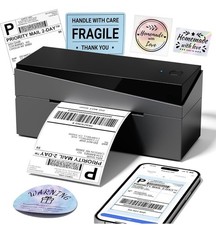 Omezizy Bluetooth Shipping label printer 4x6 249BT Thermal Label Printer picture