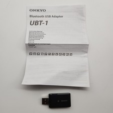 Onkyo UBT-1 Bluetooth USB Adapter with manual picture