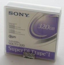 2 PCS New Sealed Sony SDLT1-320 Super DLT 160GB/320GB 1/2
