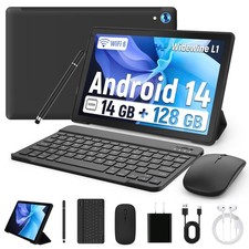 AEEZO C108 Android 14 Tablet 10 Inch, 14GB RAM, 128GB Storage, WiFi 6, Dual picture