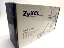 SEALED NEW ZyXEL Zyair G-2000 Plus 54 Mbps 4-port 10/100 Router Wireless picture