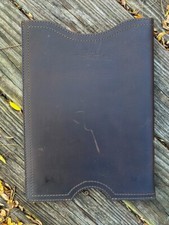 Saddleback Leather  Macbook Air 13 inch Laptop Sleeve Case Dark Coffee Brown picture