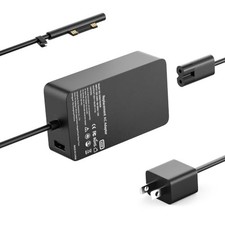Genuine 65W Microsoft Surface Pro Book 3 4 5 6 7 8 9X Adapter Charger 1706 1800 picture