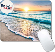 Beach Sunset Mouse Pad,Cute Mouse Pad,Custom Small Mouse Pads with Designs,Porta picture
