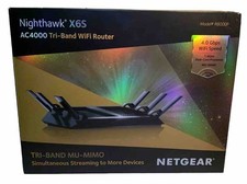 NETGEAR Nighthawk X6S AC4000 Tri-Band MU-MIMO WiFi Router R8000P-100NAS NEW OPEN picture