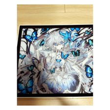 Nemvira Doll Glass Mouse Pad Anime Character Gaming Desk USED picture