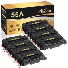 8PK Black CE255A 55A Toner Fits for HP LaserJet Pro 500 MFP M521DX M521DZ M521DW picture