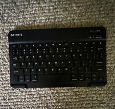 Fintie Slim Portable Tablet Keyboard, Black QWERTY English Layout picture