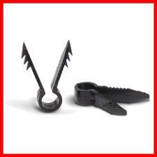Ethernet and Coaxial Cable Clips for Stucco, Drywall, Brick, Concrete - Push-... picture