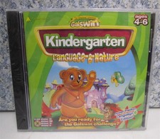 Software PC Galswin Kindergarten Language and Nature Ages 4-6 NEW SEALED Jewel picture