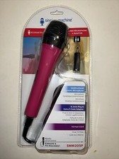 Singing Machine Wired Microphone for Karaoke, (Pink) - Unidirectional 1, Pink  picture