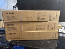 Lot Of 3 Genuine OEM Toshiba T-FC616U CYK Lot” T-FC616U-T-FC616U-M T-FC616U-Y picture