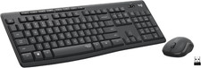 Logitech MK295 Full Size Silent Wireless Keyboard Mouse Combo - Graphite picture