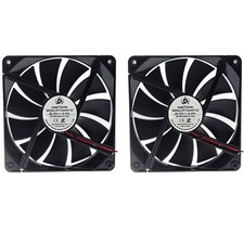 2Pcs Cooling Fan 2-wire For Poweryear HT12025H12S 12V 0.35A 12CM 12025 picture