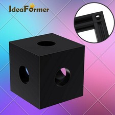 3D Printer 2020 Aluminum Cube Prism Connector V-slot Three Way Corner Bracket. picture