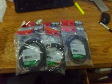 Lot of Tripp-Lite: N002-007-BK.   CAT5e Black Molded Cable.  7'.  Qty. 6.  New picture