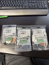 LIBERTY AV SOLUTIONS 1A68TPZA0 C6A SHIELDED 180-DEGREE KEYSTONE CAT6A Lot Of 3 picture