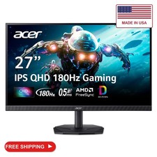 Acer Nitro 27in QHD 2560x1440 IPS 180Hz Gaming Monitor KG271U N3bmiipx picture