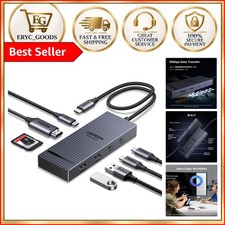 Compact 8-in-1 USB C Hub for MacBook: 4K@60Hz HDMI & 10Gbps Data Transfer picture