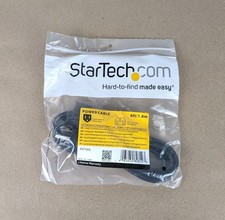 StarTech.Com 6ft 1.8m Standard Computer Power Cord NEMA 5-15P to Right Angle C13 picture