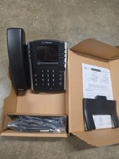 Used Polycom VVX 411 Gigabit PoE 12-line IP Phone - Black picture