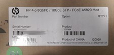 NEW HP 5820 4-port 8/4/2 Gbps FCoE 10GbE SFP+ Module JC530A picture