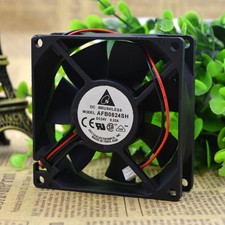 2pcs  0.33A 8CM 8025 2 wire cooling fan  AFB0824SH 24V  picture