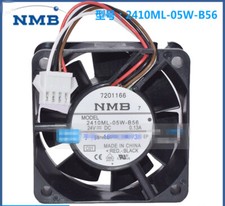 1pcs NMB 2410ML-05W-B56 6025 24V 0.13A 4-wire Inverter Cooling Fan picture