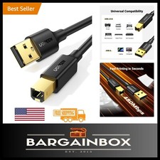 Durable USB 2.0 Printer Cable 15 FT - Fast Data Transfer for Essential Devices picture