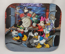 Vintage Holographic 3D Rock N Roll Disney Mickey & Friends Computer Mouse Pad picture